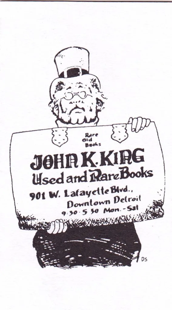 Interview with JOHN KING, owner of John K. King Used & Rare Books in Detroit Image 29 Interview with JOHN KING, owner of John K. King Used & Rare Books in Detroit - booksJohnKing2