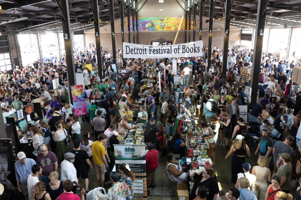 Home Image 16 Detroit Bookfest 2024 aerial photo