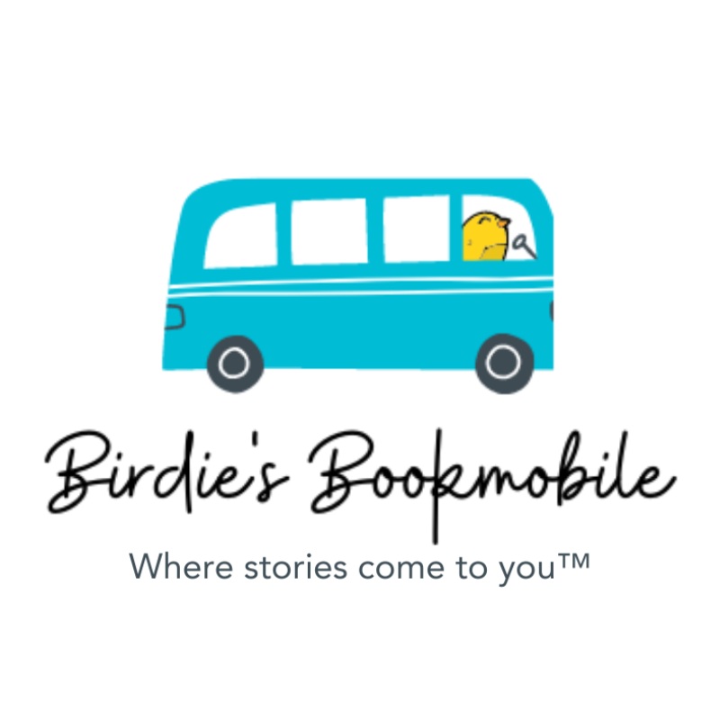 NEEDED: Gently-Used Children's Books Image 1 Birdiesbookmobile logo white background