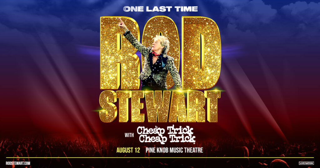 Win FREE Tix for Rod Stewart Image 1 Static social facebookpr 1200x630 rodstewart 2025 alt regional pineknobmusictheatre 0812