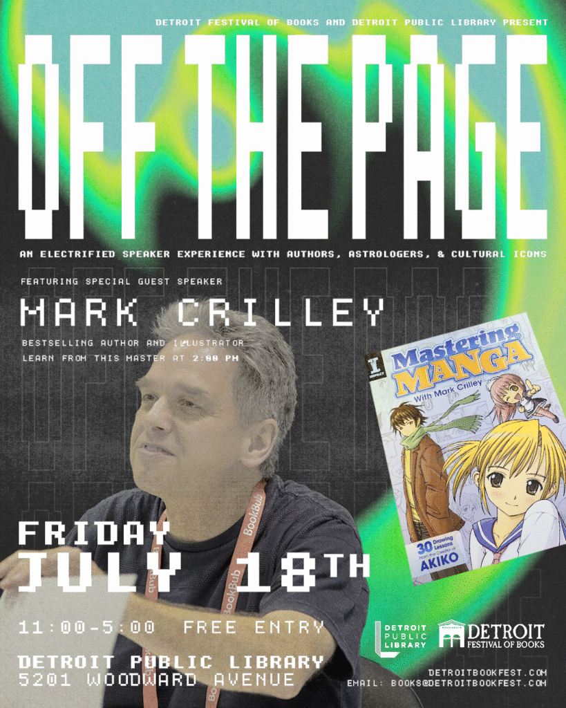 DBF x DPL live talks: Mark Crilley, Dr. Ricky Ross, Curtis Chin, The AstroTwins, and more! (Friday, July 18th, 2025) Image 9 Offthepage markcrilley post