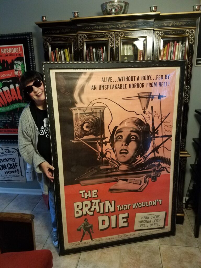 Detroit collector Tracy Aldrich & her one-of-a-kind collection: monsters, magic, vintage toys, books, art, spookshow memorabilia, and more! - tracyposter